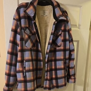 Women's Plaid Fleece Jacket